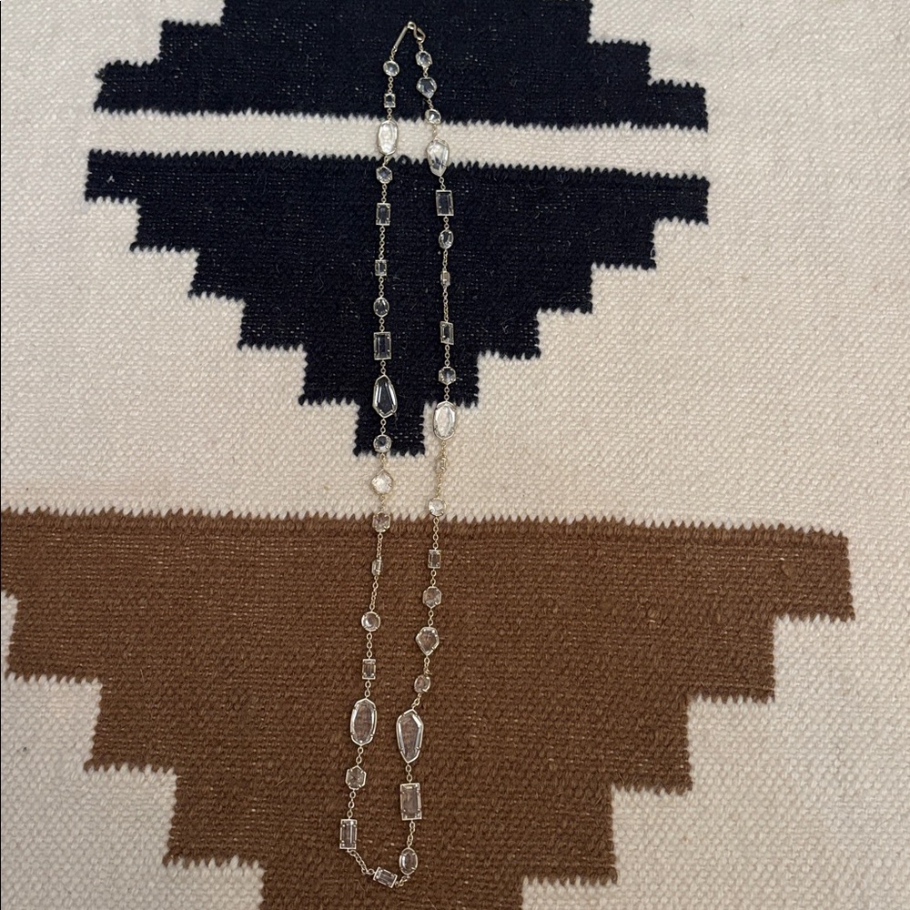 Kendra Scott Joann long gem necklace